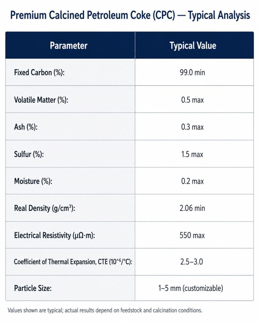 Calcined-Petroleum-Coke-analysis