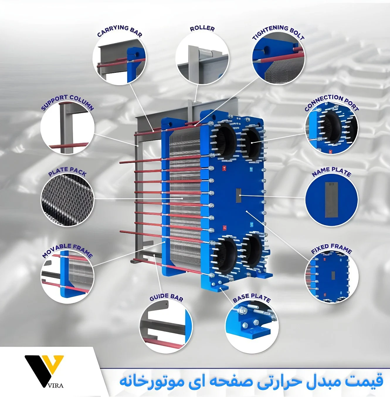 قیمت مبدل حرارتی صفحه ای موتورخانه