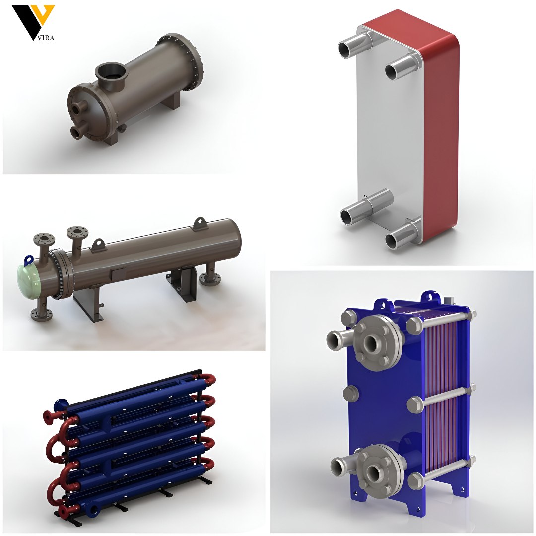 مبدل گرمایی چیست؟ – بررسی 5 مدل انواع مبدل حرارتی